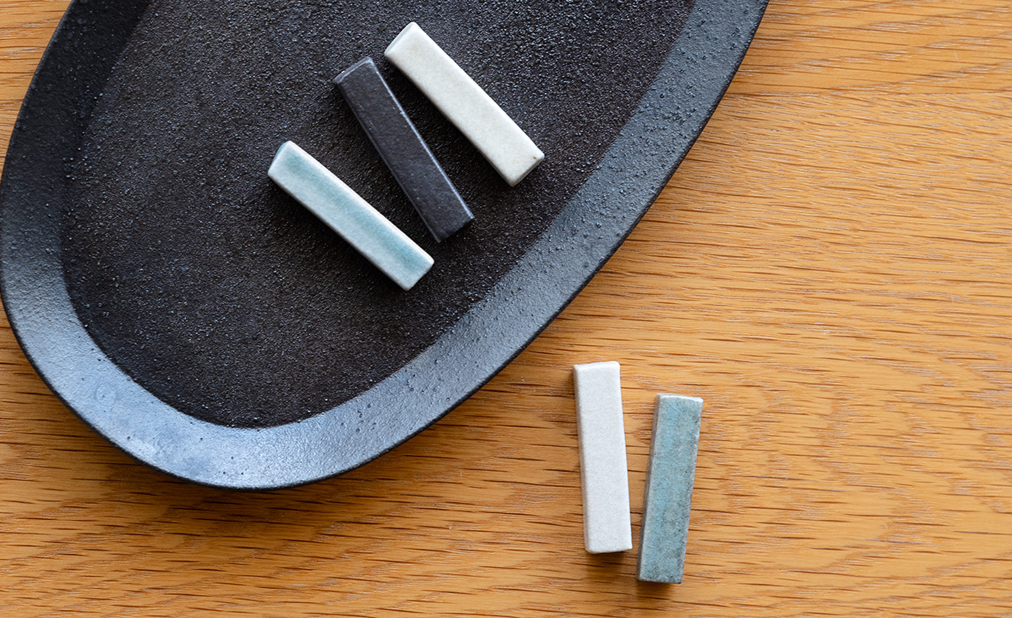 冬の食卓にぴったりな信楽焼の箸置き