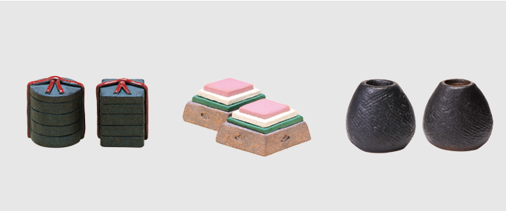 日本未入荷 さとふるふるさと納税 甲賀市 信楽焼 明山の陶雛人形 hina ピンク hina-02